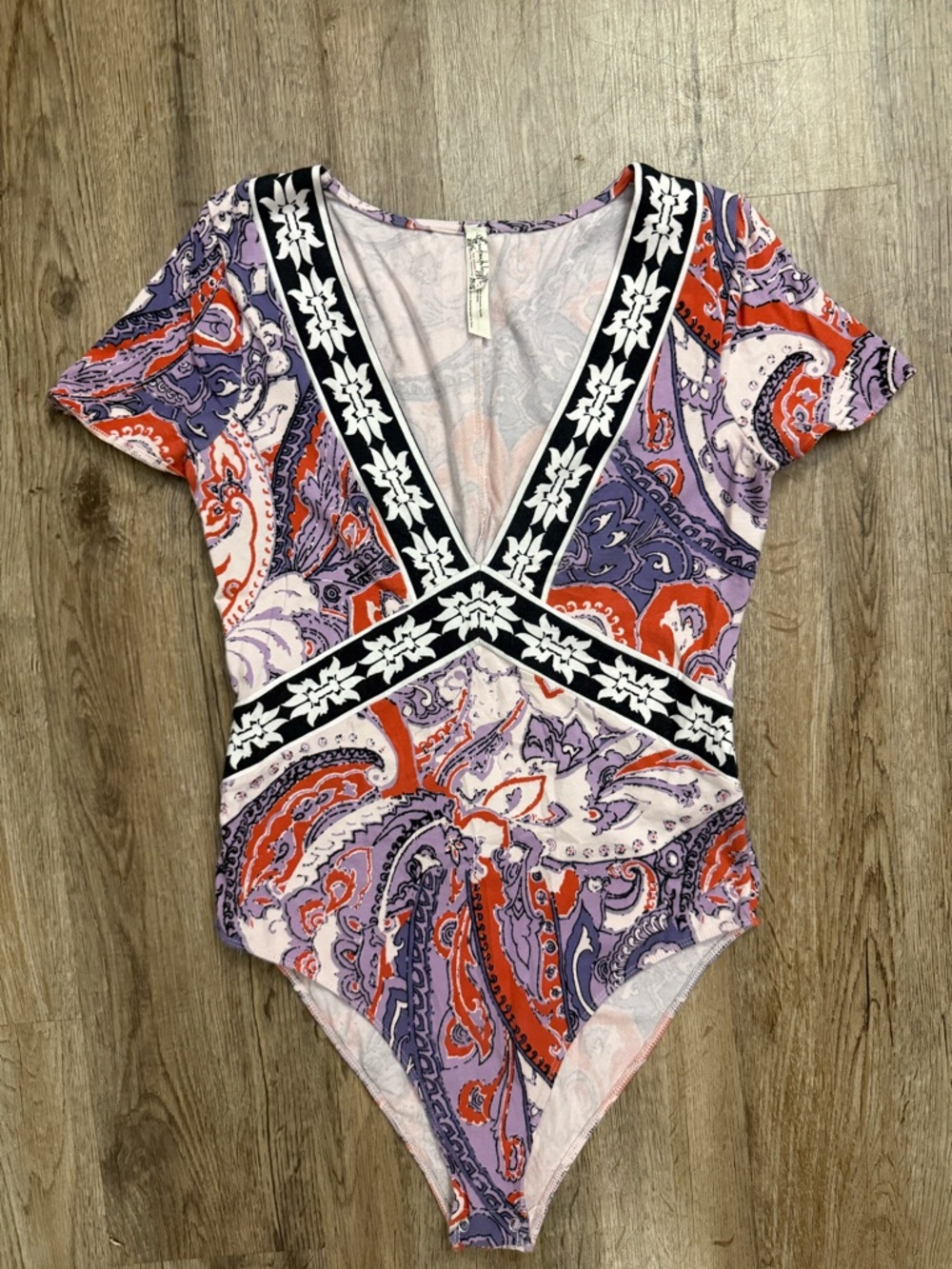 Intimately Free People • Boho Short Sleeve Body Suit